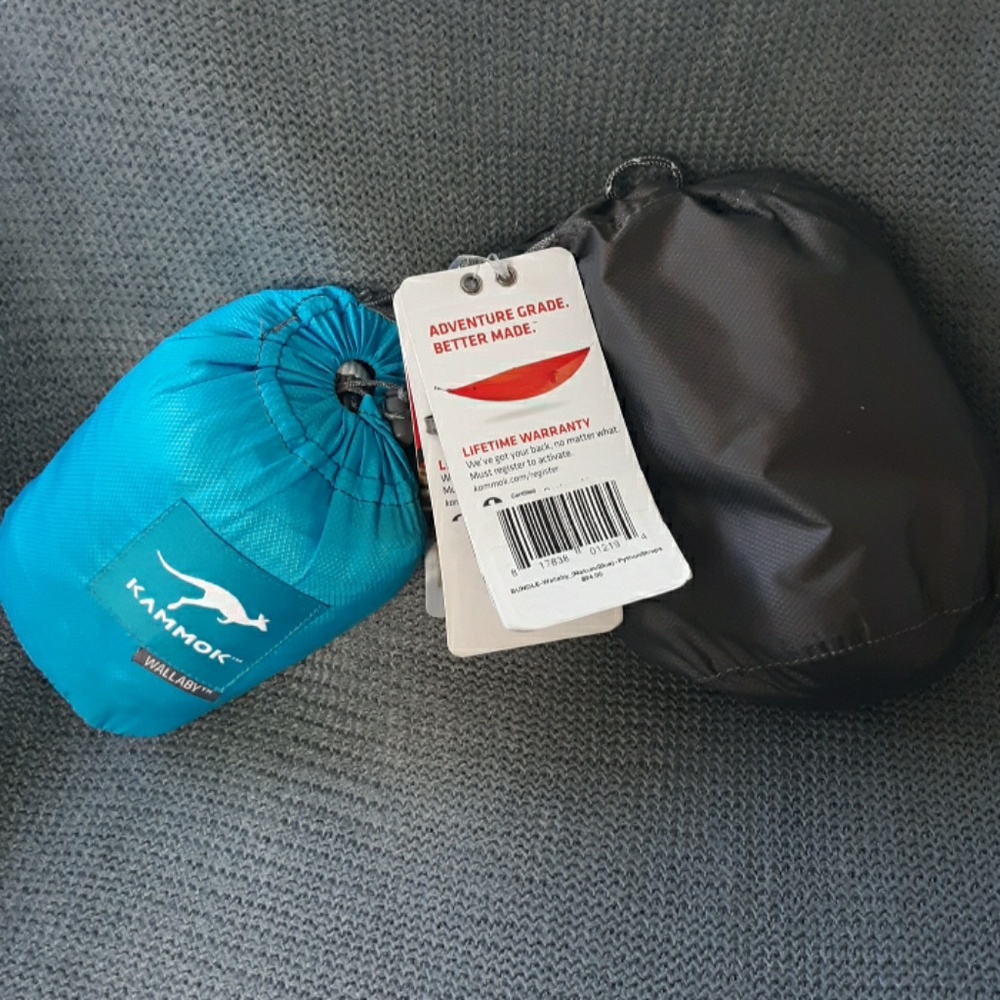 Kammok hammock &python straps NWT